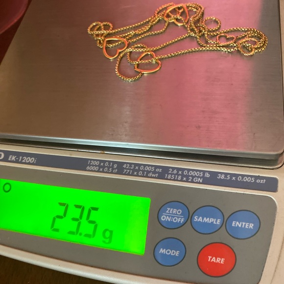 David Yurman 18k Gold Heart Station Necklace ( my price is FIRM ) - Picture 9 of 14